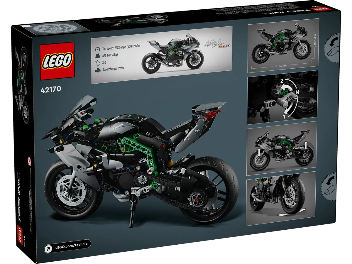 LEGO Technic 42170 Kawasaki Ninja H2R Motorcycle