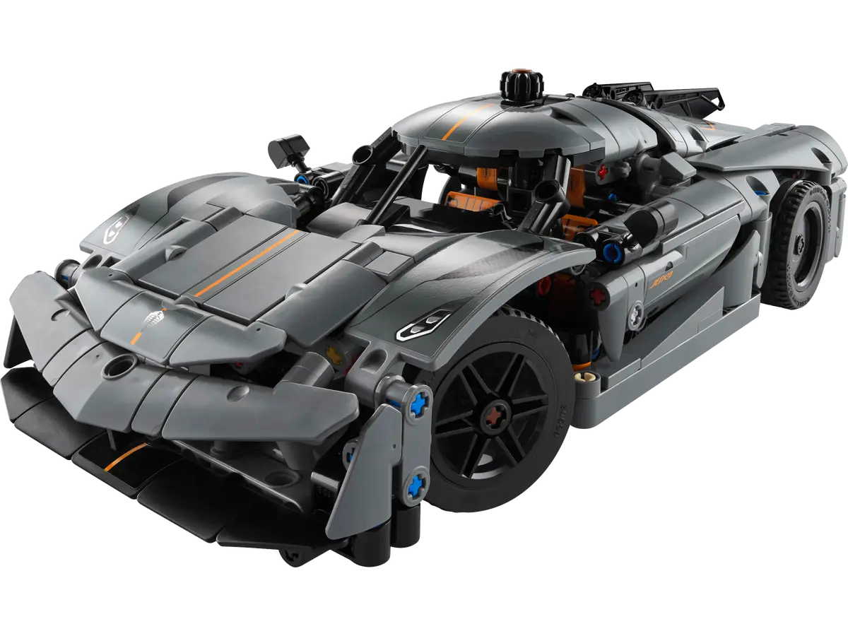 LEGO Technic 42173 Koenigsegg Jesko Absolut Grey Hypercar