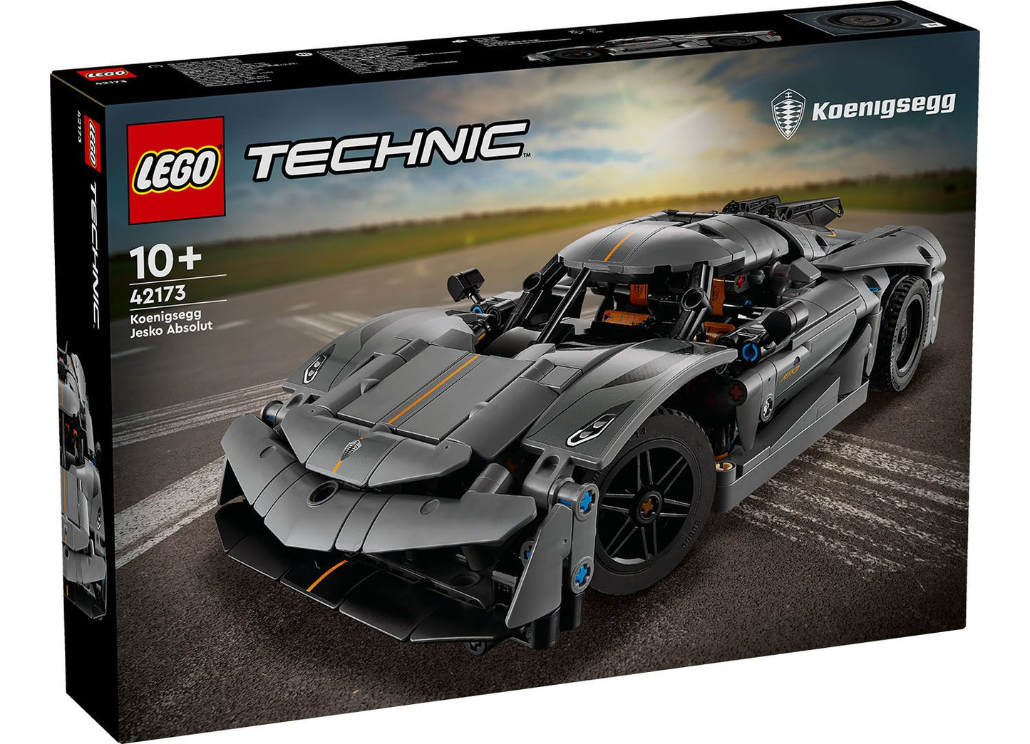 LEGO Technic 42173 Koenigsegg Jesko Absolut Grey Hypercar