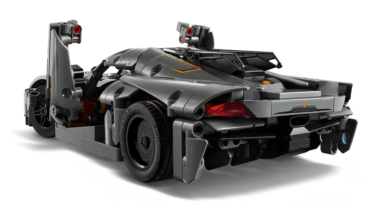 LEGO Technic 42173 Koenigsegg Jesko Absolut Grey Hypercar