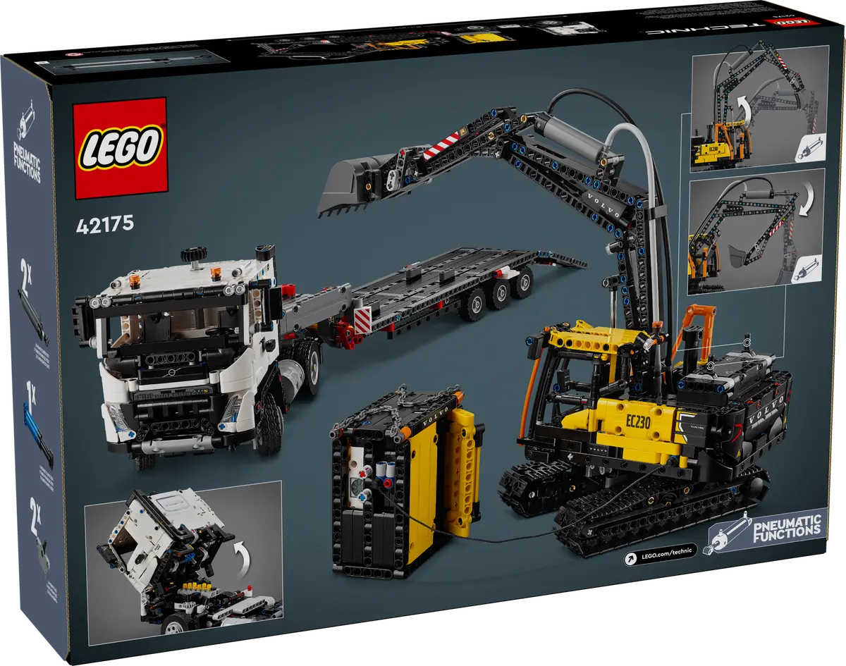 LEGO Technic 42175 Volvo FMX Truck & EC230 Electric Excavator