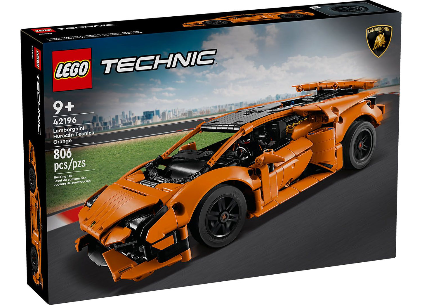 LEGO Technic 42196 Lamborghini Huracán Tecnica Orange