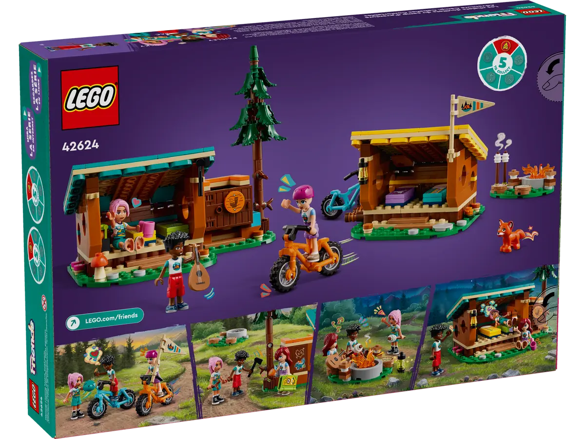 LEGO Friends 42624 Adventure Camp Cozy Cabins