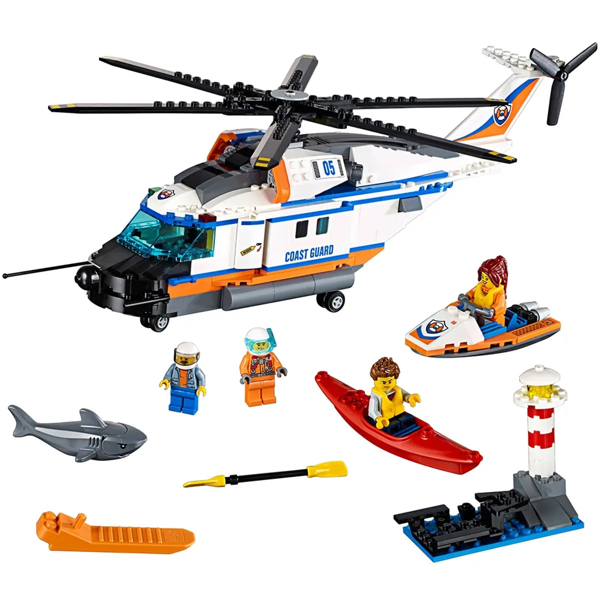 LEGO City 60166 Coast Guard Heavy Duty Rescue Helicopter