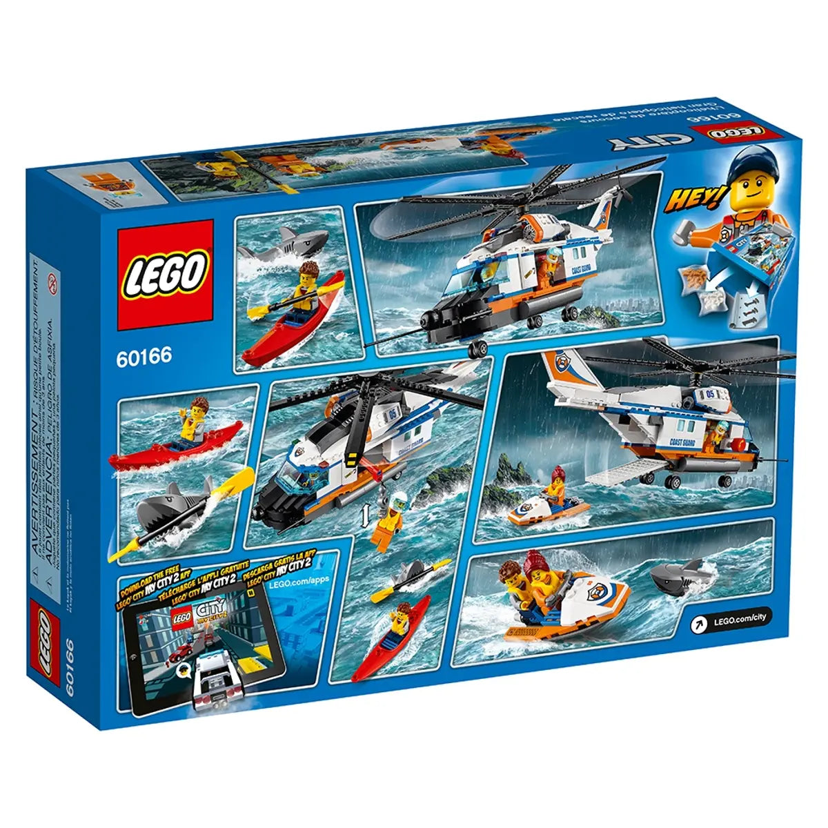 LEGO City 60166 Coast Guard Heavy Duty Rescue Helicopter