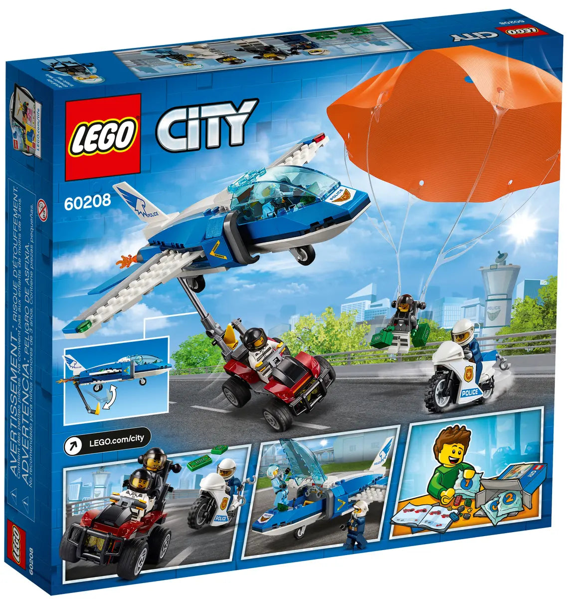 LEGO City 60208 Sky Police Parachute