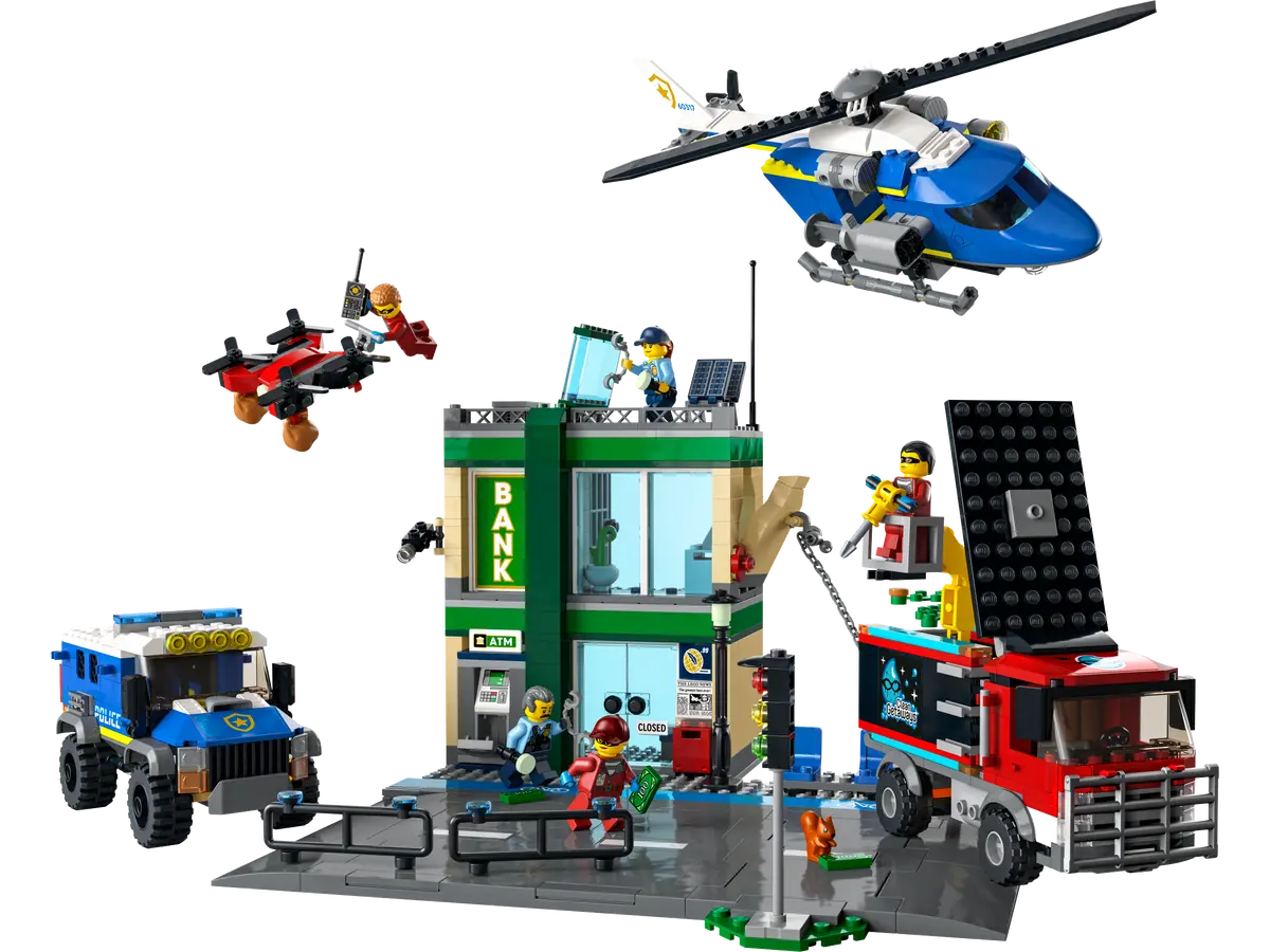 LEGO City 60317 City Bank Police Chase