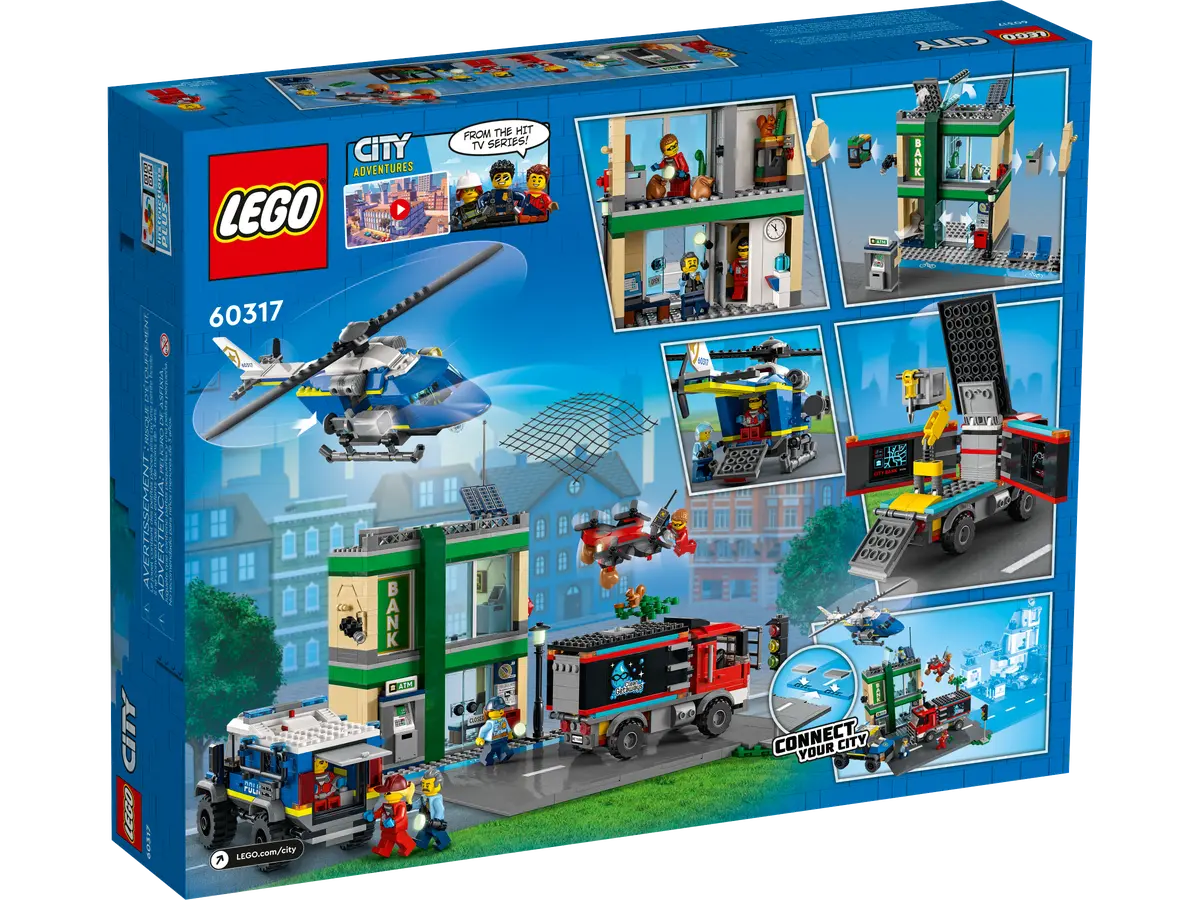 LEGO City 60317 City Bank Police Chase