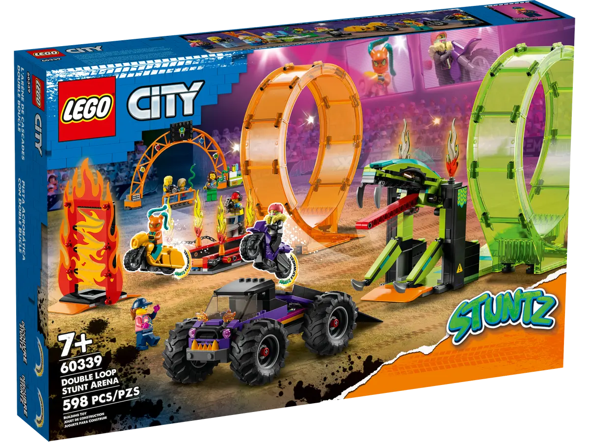 LEGO City 60339 Double Loop Stunt Arena