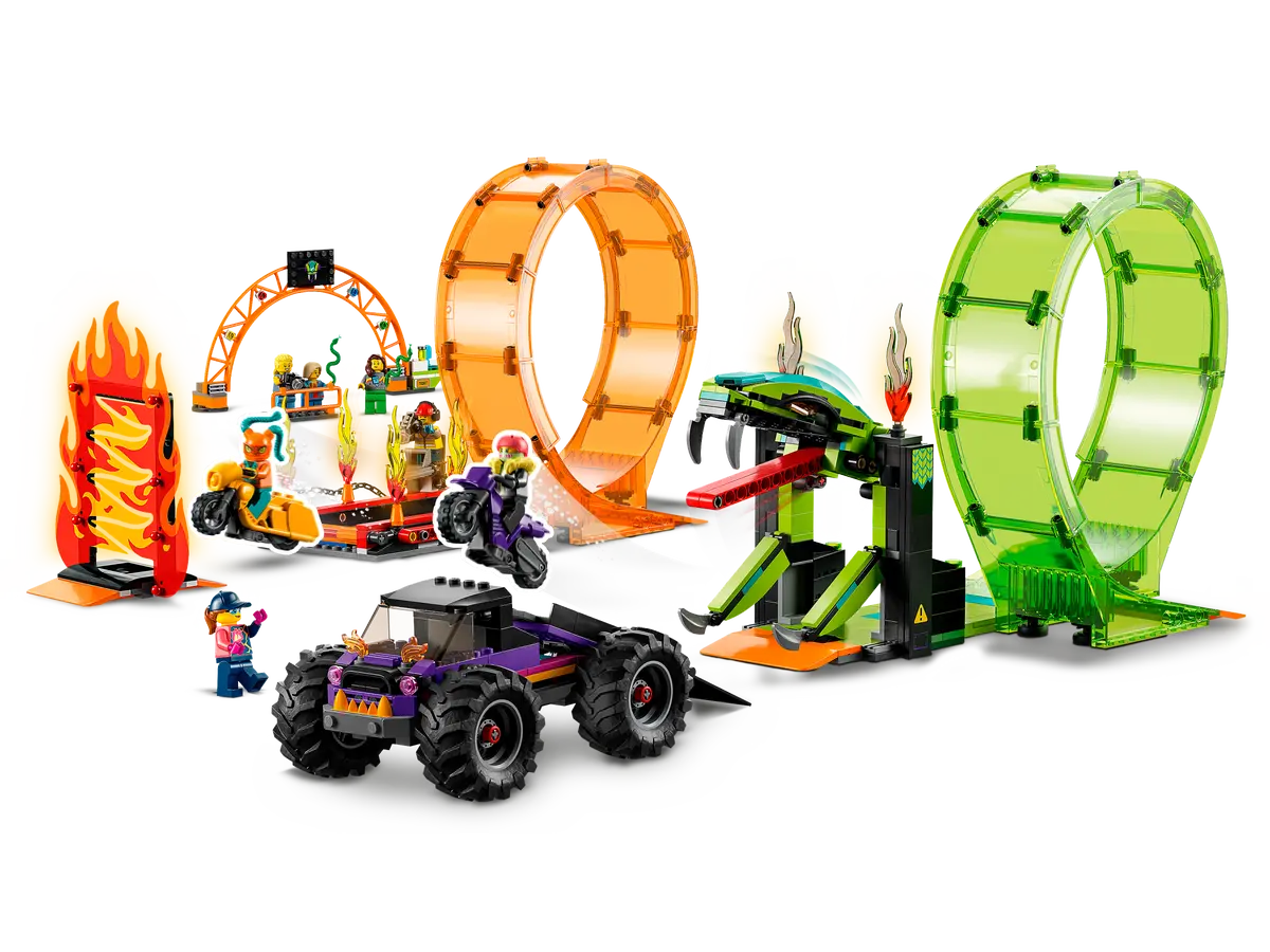 LEGO City 60339 Double Loop Stunt Arena