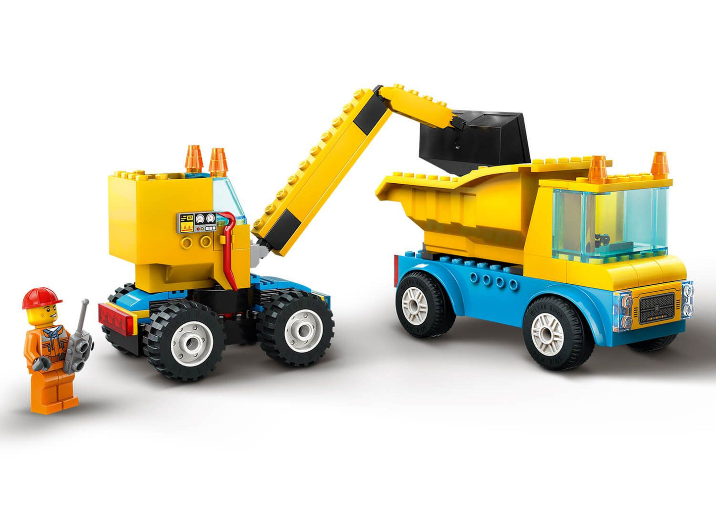 LEGO City 60391 Construction Trucks and Wrecking Ball Crane