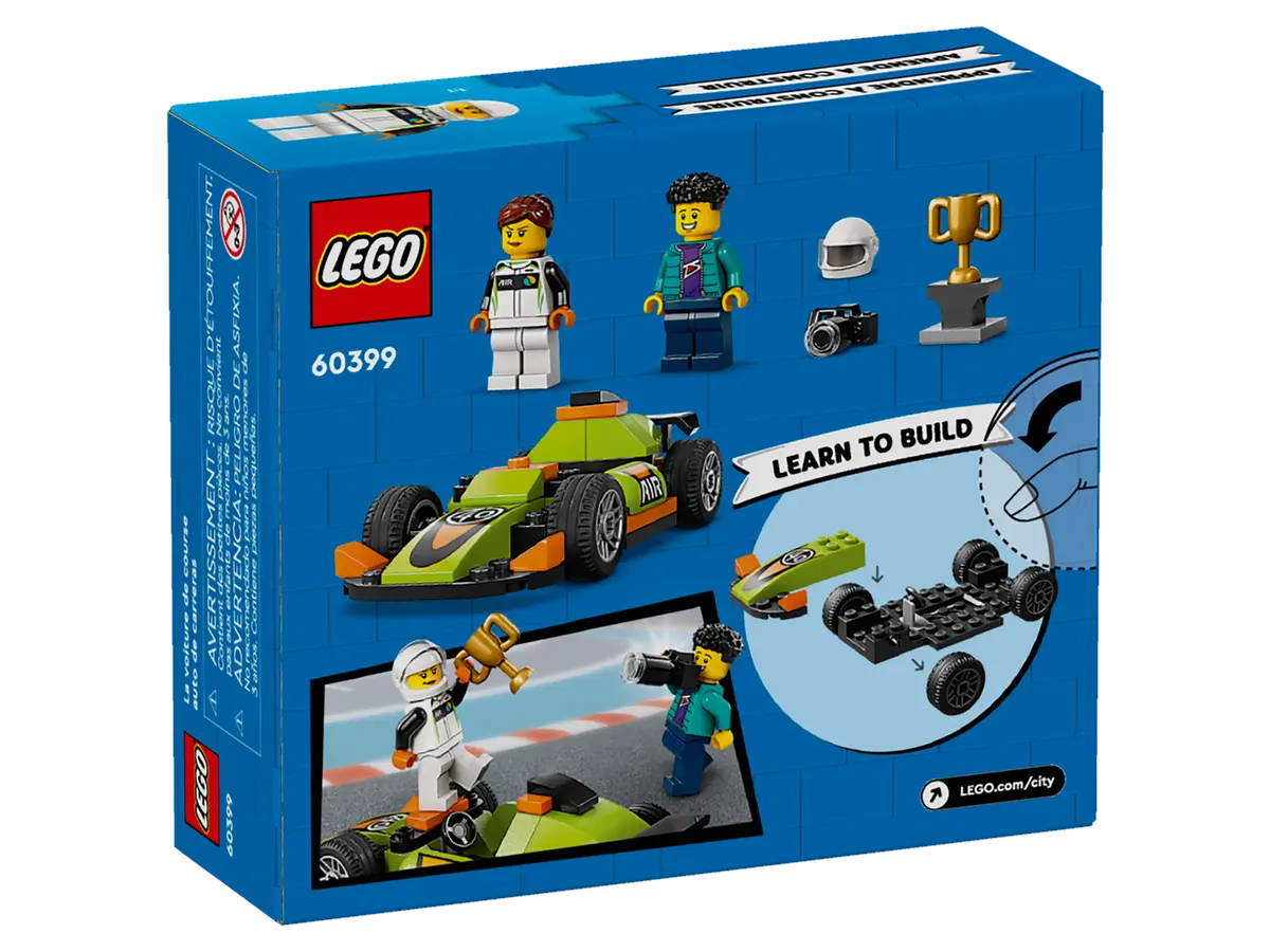 LEGO City 60399 Green Race Car