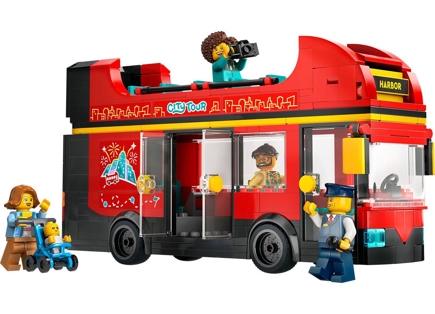 LEGO City 60407 Red Double-Decker Sightseeing Bus