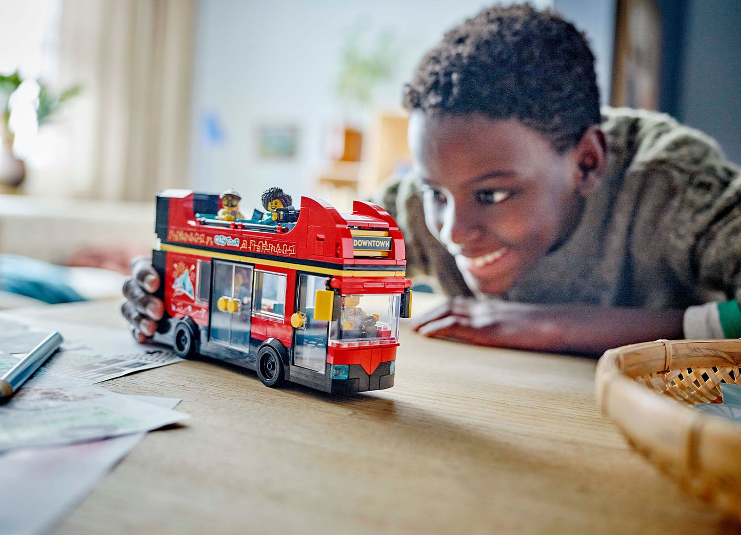 LEGO City 60407 Red Double-Decker Sightseeing Bus