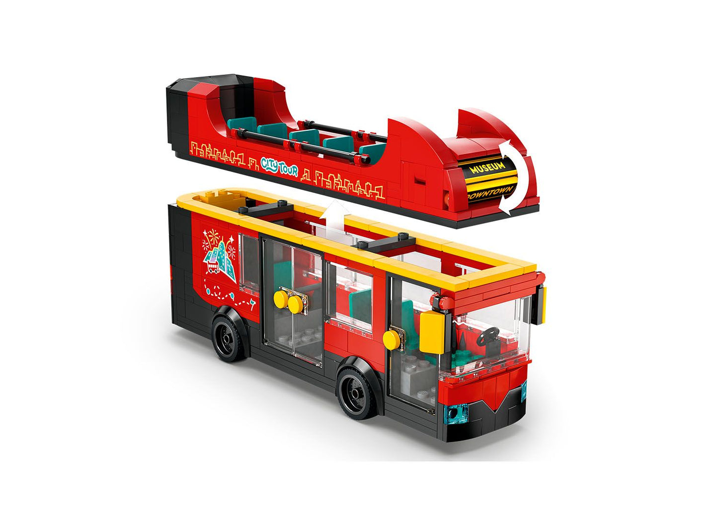 LEGO City 60407 Red Double-Decker Sightseeing Bus