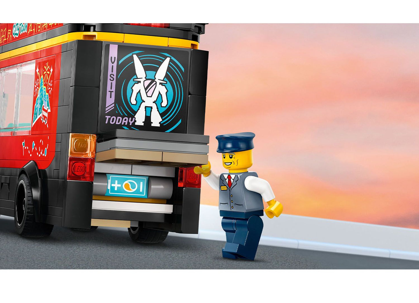 LEGO City 60407 Red Double-Decker Sightseeing Bus
