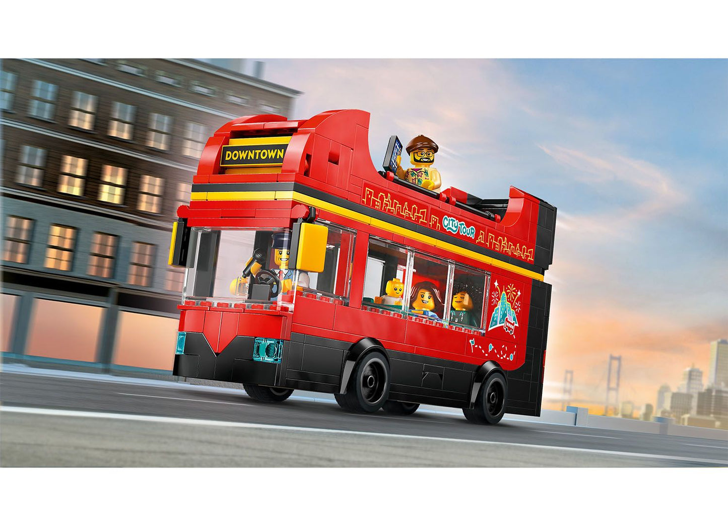 LEGO City 60407 Red Double-Decker Sightseeing Bus