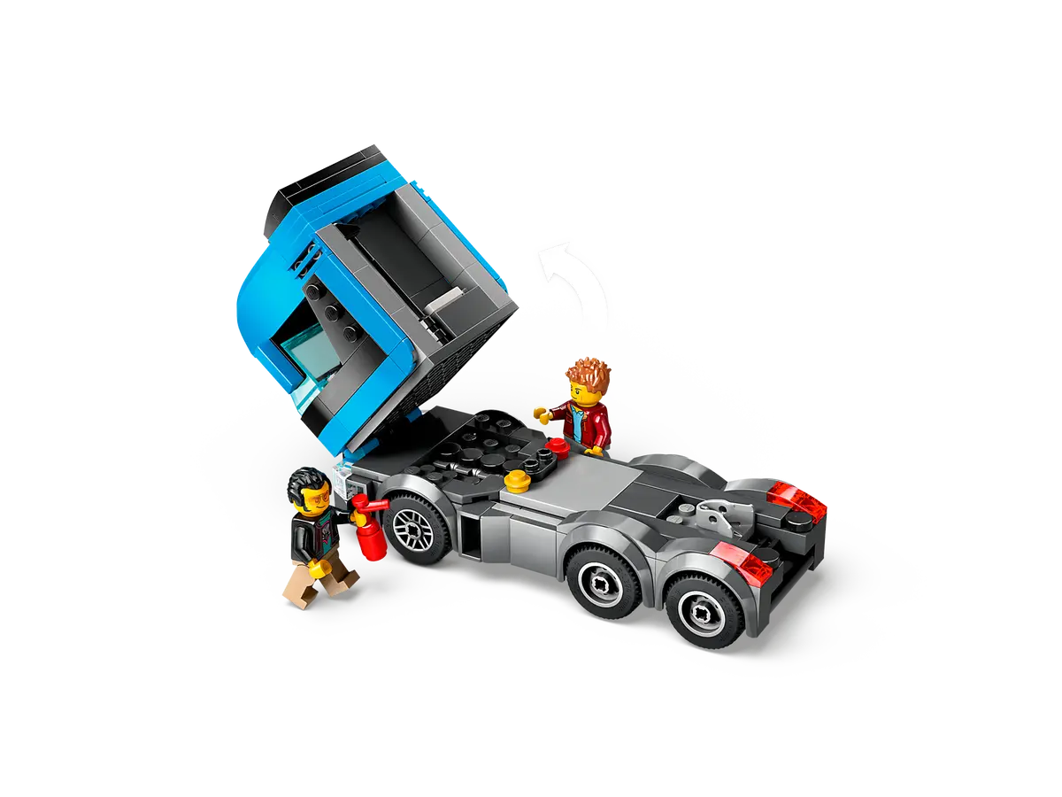LEGO City 60408 Car Transporter Truck with Sports Cars