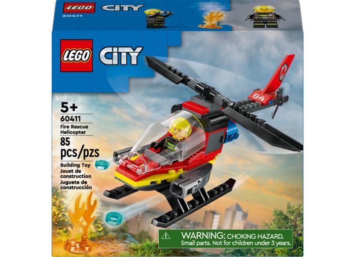 LEGO City 60411 Fire Rescue Helicopter