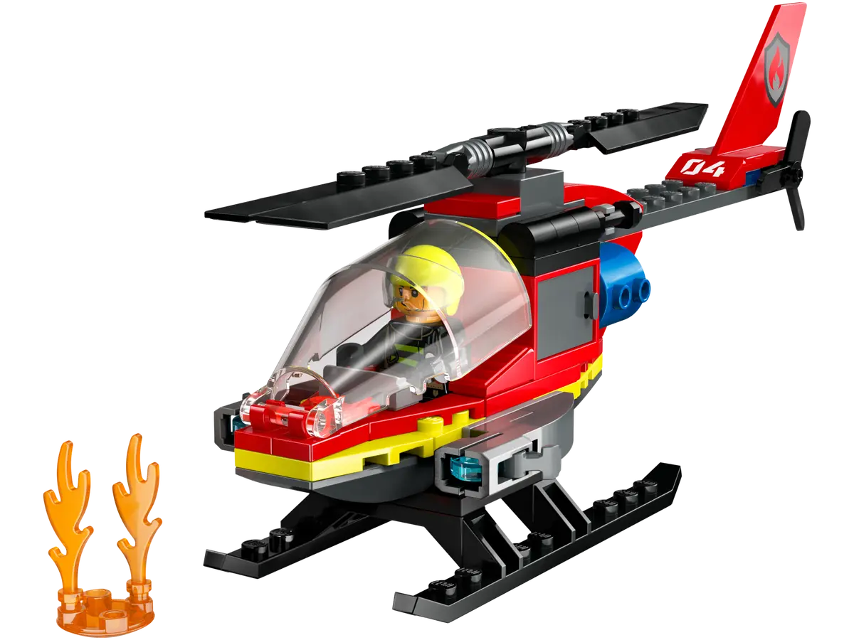 LEGO City 60411 Fire Rescue Helicopter