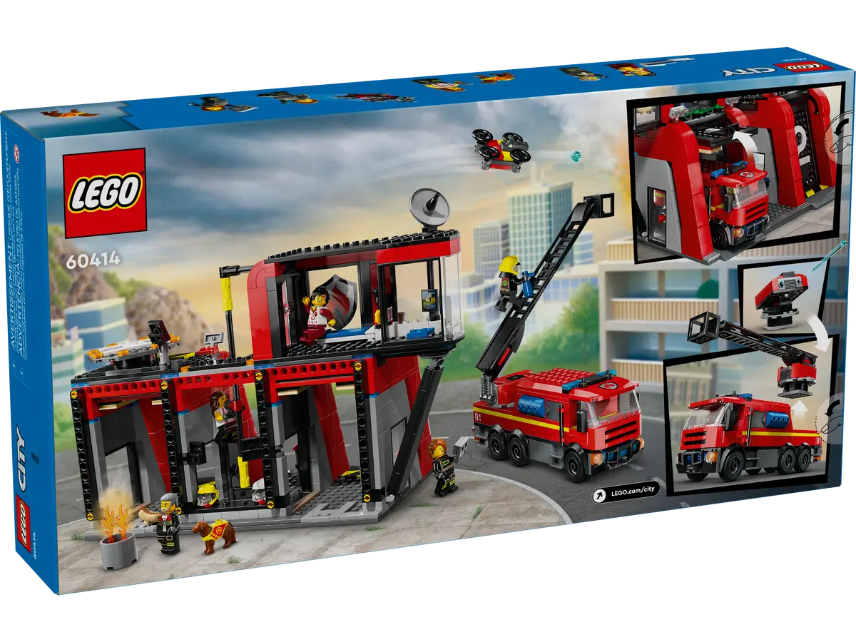LEGO City 60414 Fire Station with Fire Engine