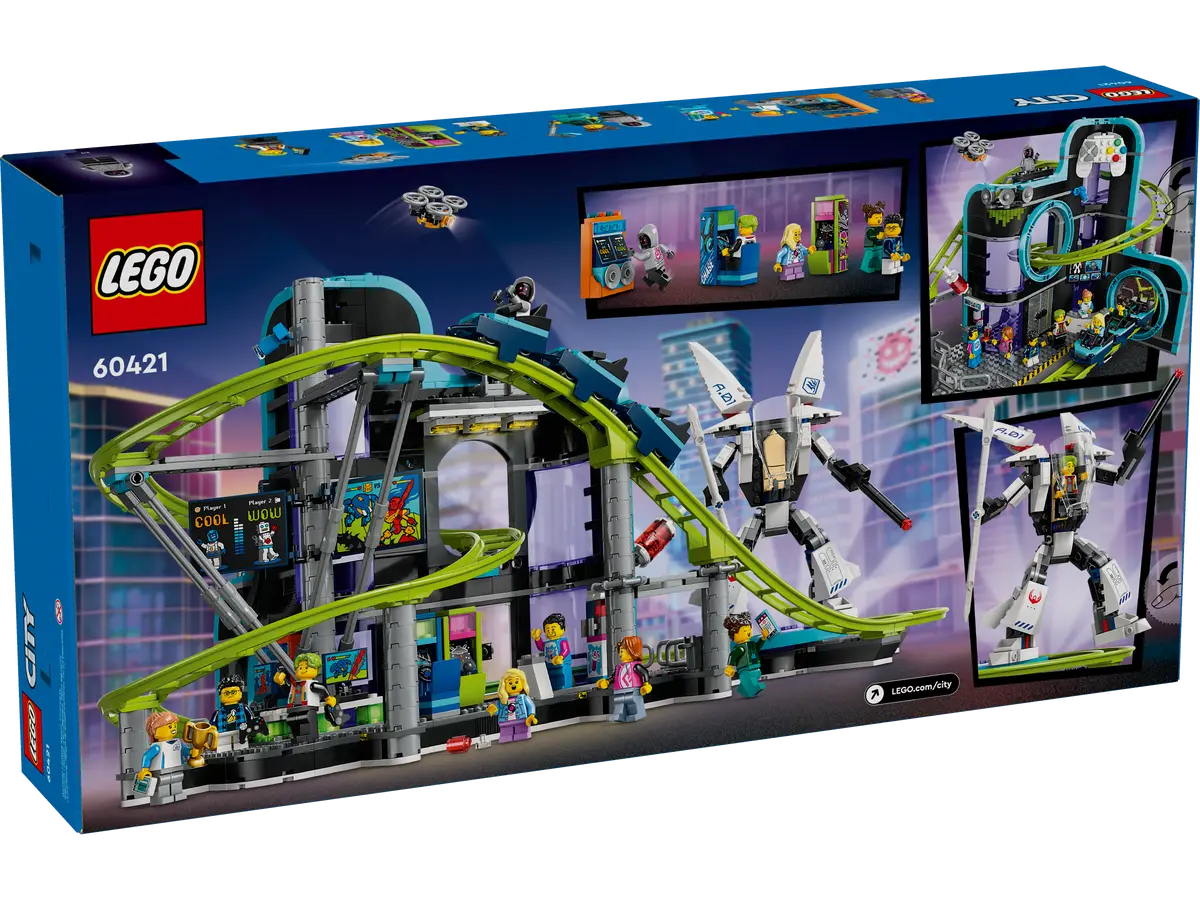 LEGO City 60421 Robot World Roller-Coaster Park