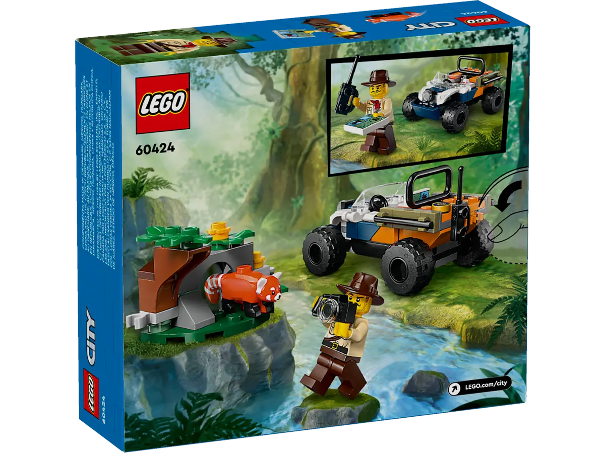 LEGO City 60424 Jungle Explorer ATV Red Panda Mission