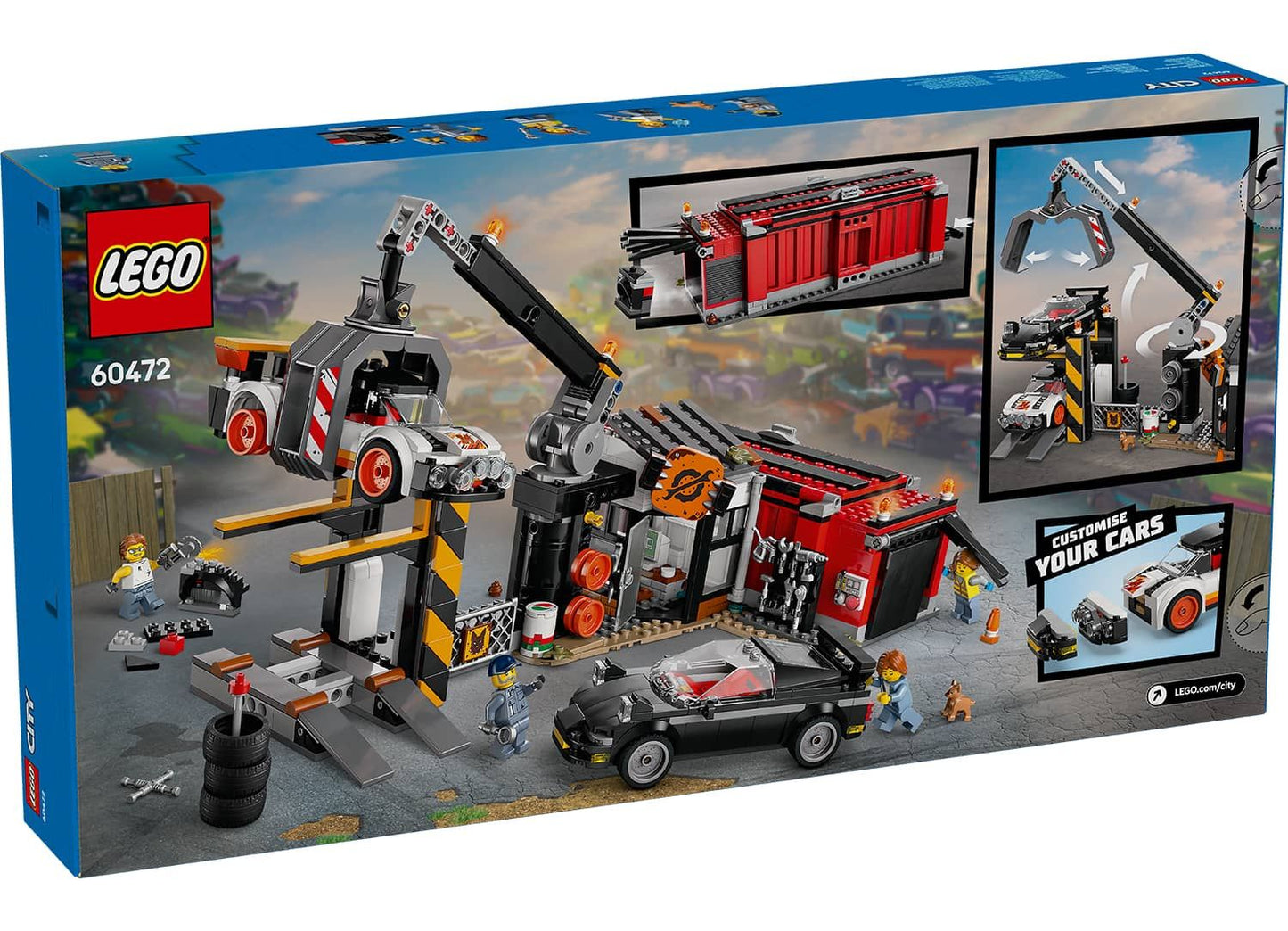 LEGO City 60472 Scrapyard with Cars