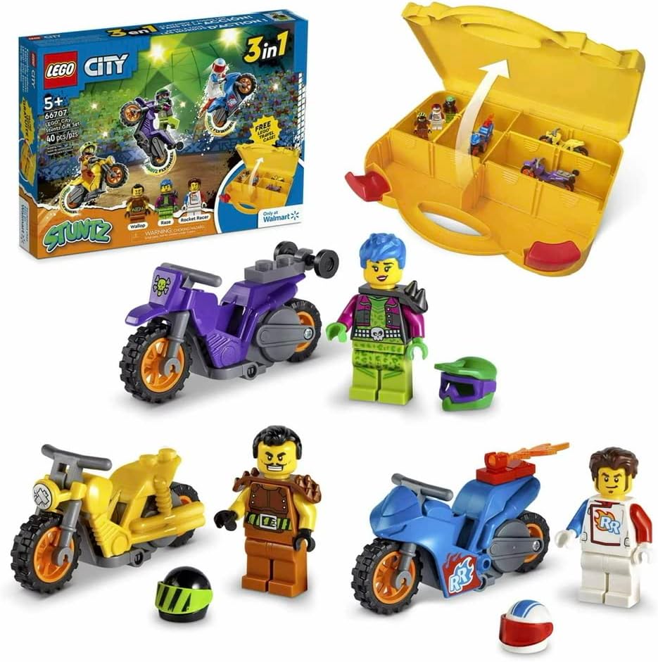 مجموعات دراجات LEGO City 66707 Stuntz