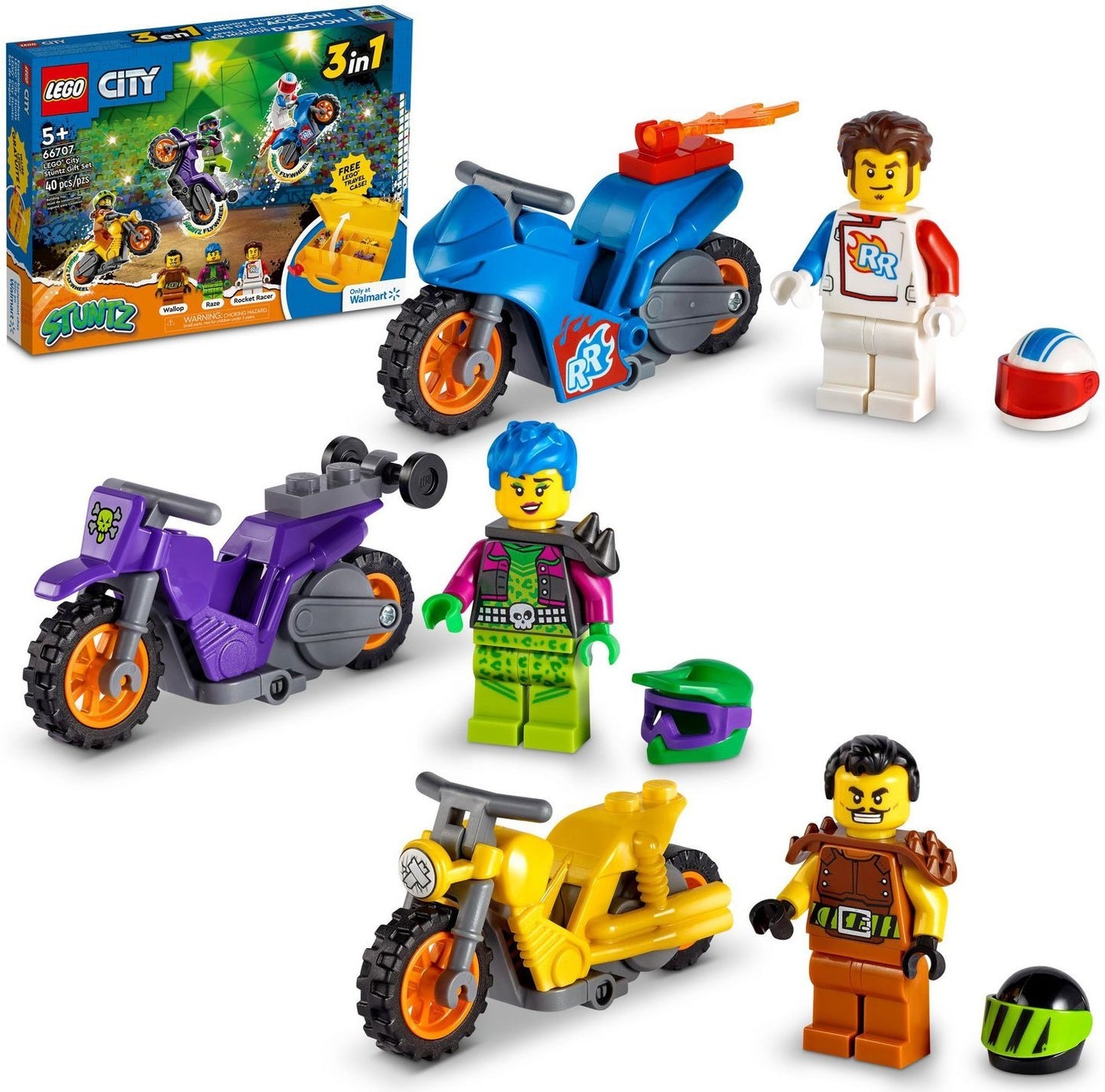 مجموعات دراجات LEGO City 66707 Stuntz