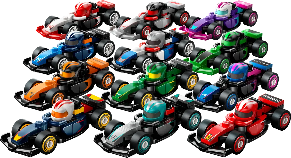 LEGO Minifigures 71049 F1 Collectible Race Cars