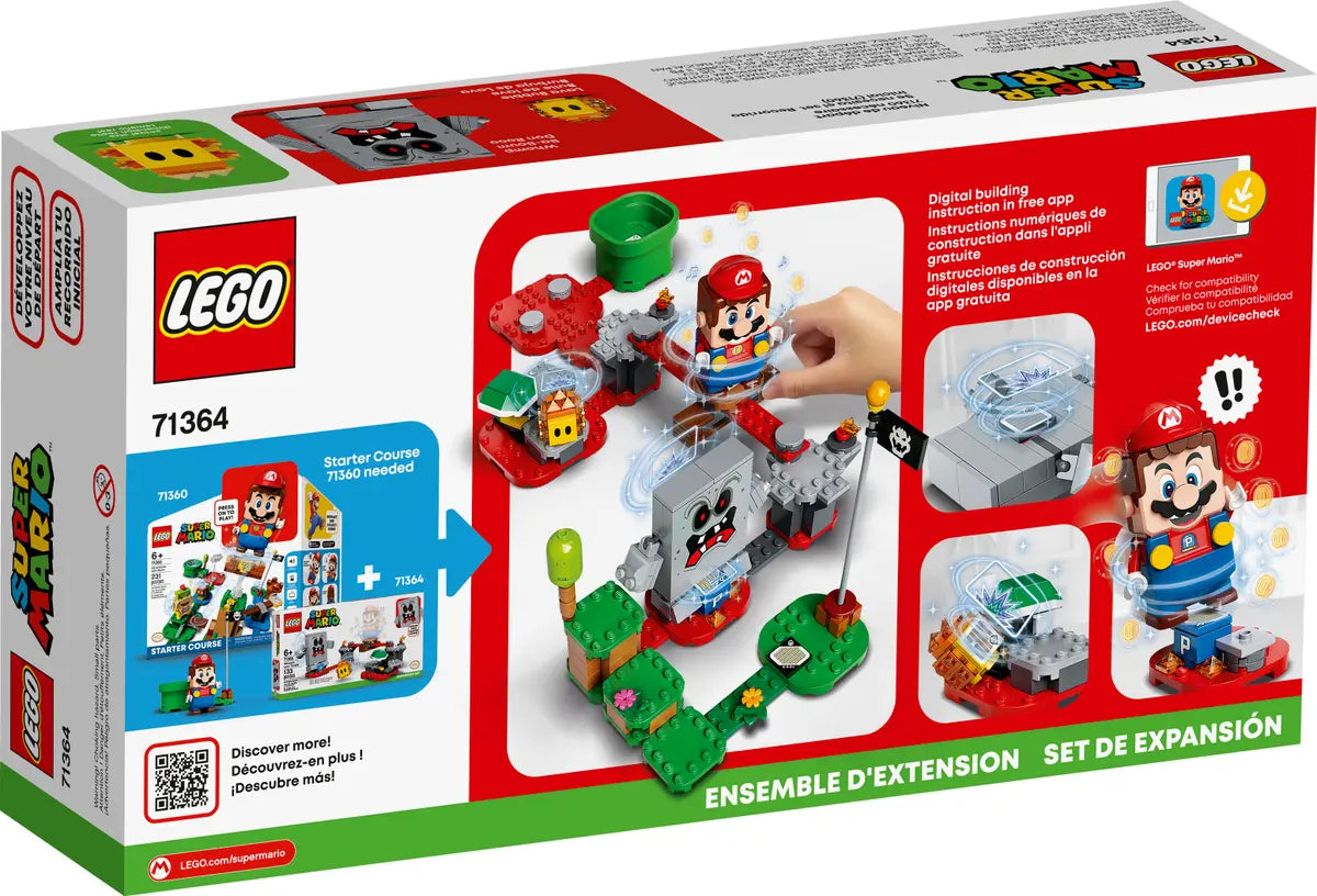 مجموعة توسيع Whomp's Lava Trouble من لعبة LEGO Super Mario 71364