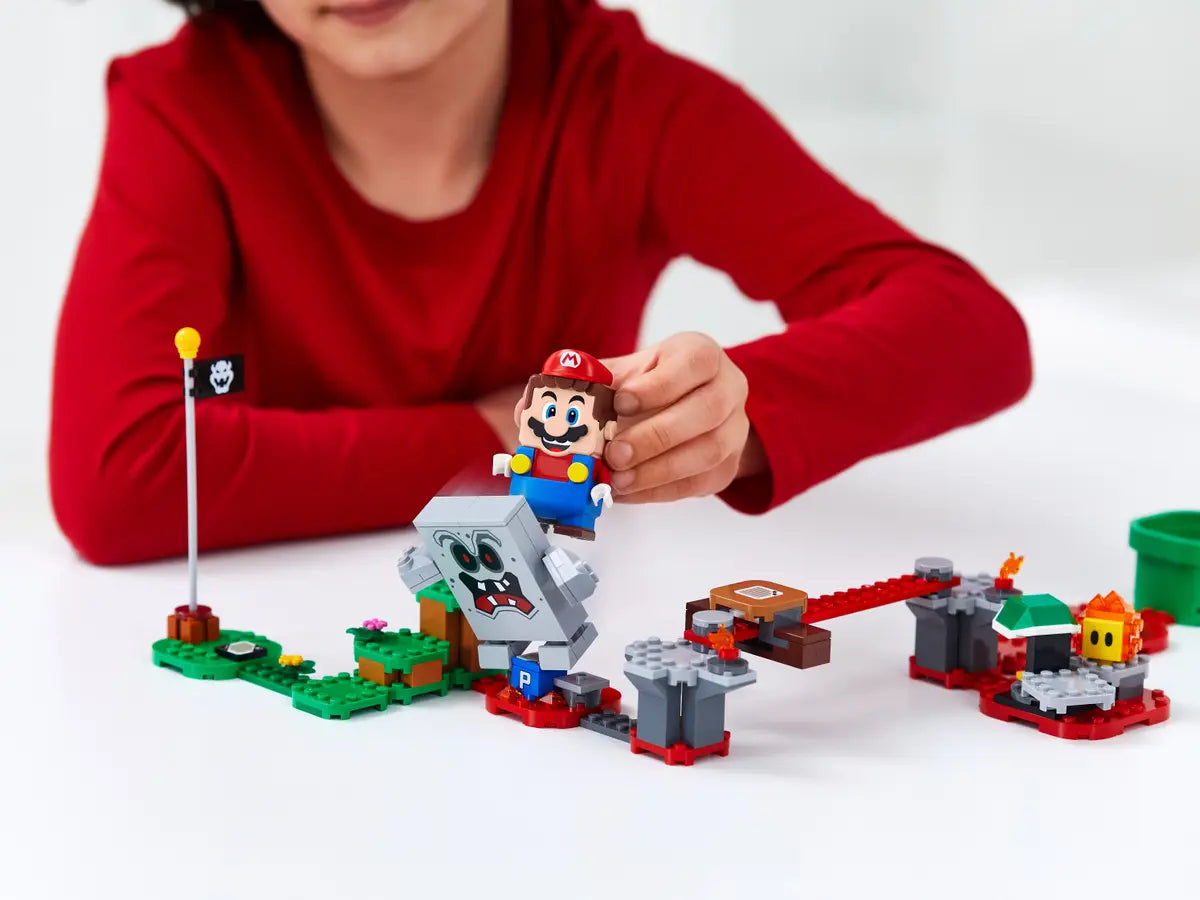 مجموعة توسيع Whomp's Lava Trouble من لعبة LEGO Super Mario 71364