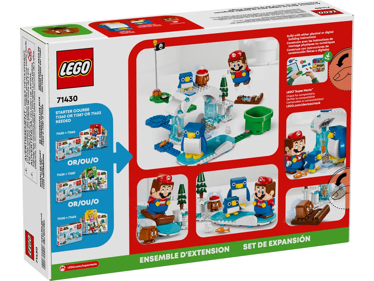 LEGO Super Mario 71430 Penguin Family Snow Adventure