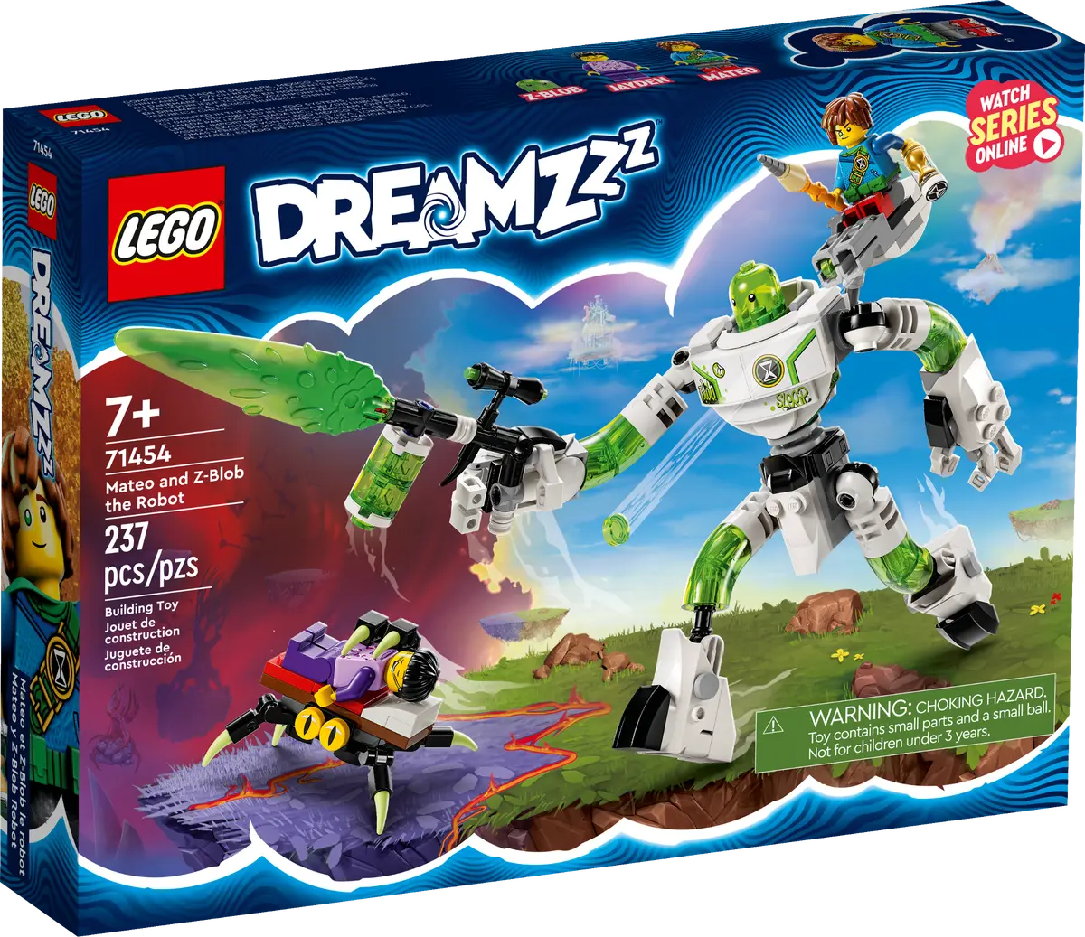 LEGO DREAMZzz 71454 Mateo and Z-Blob The Robo