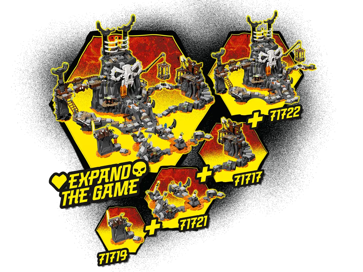 LEGO Ninjago 71717 Journey To The Skull Dungeons