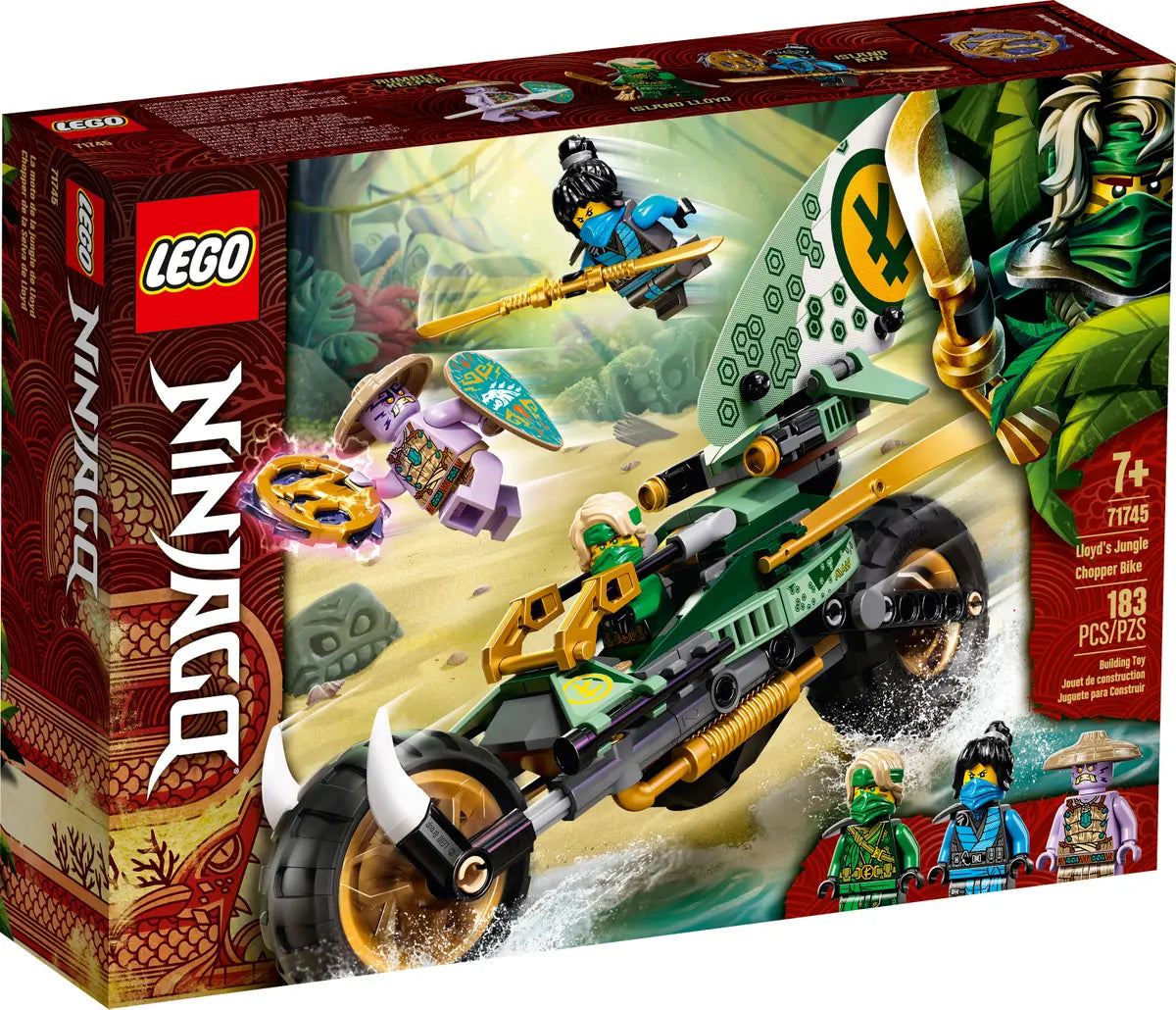 LEGO Ninjago 71745 Lloyd’s Jungle Chopper Bike