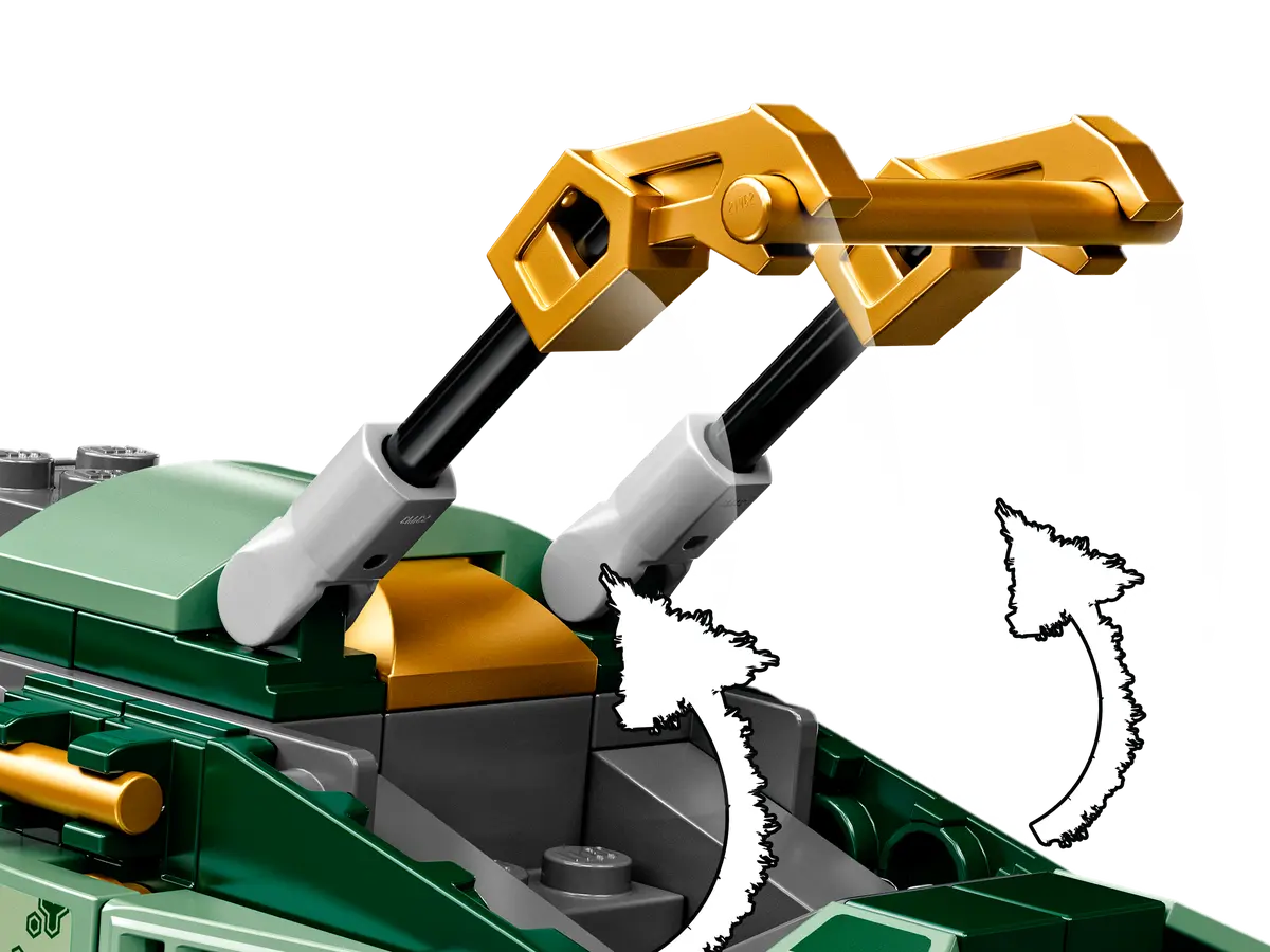 LEGO Ninjago 71745 Lloyd’s Jungle Chopper Bike