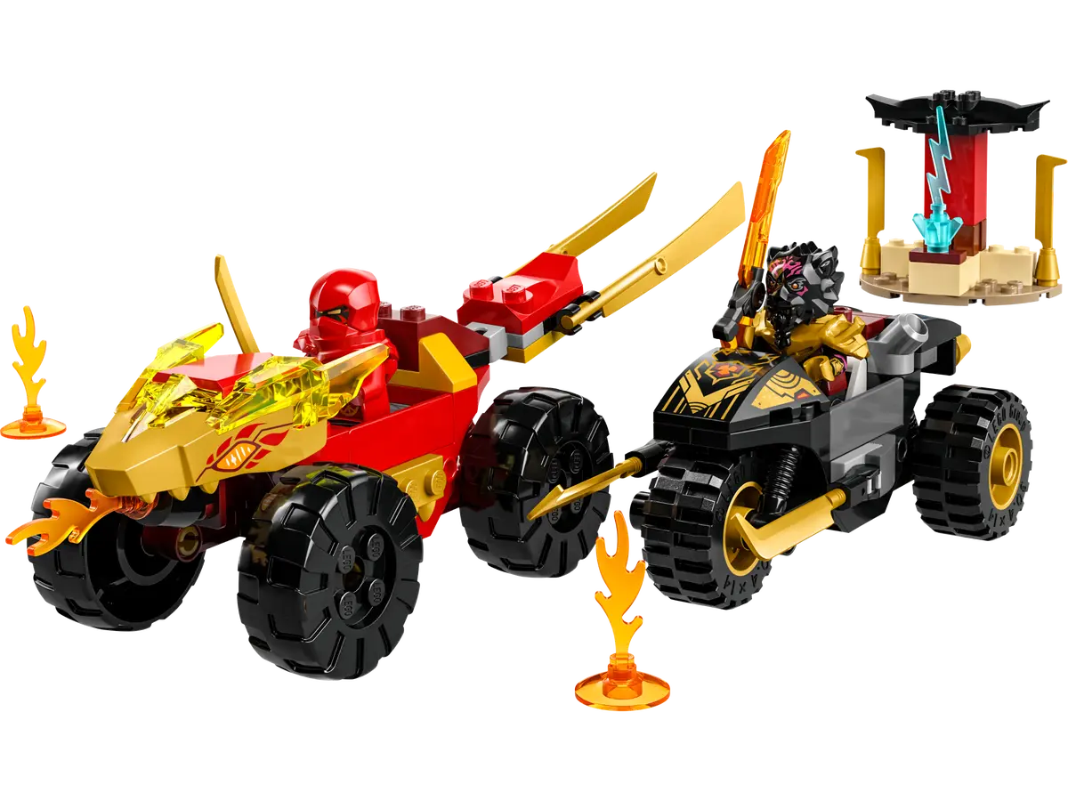 LEGO Ninjago 71789 Kai and Ras's Car and Bike Battle