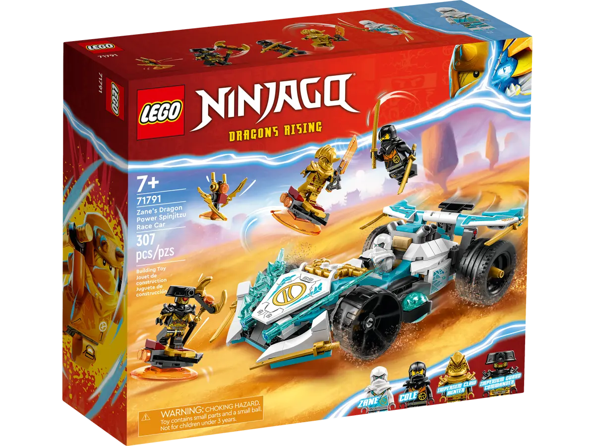 LEGO Ninjago 71791 Zane's Dragon Power Spinjitzu Race Car