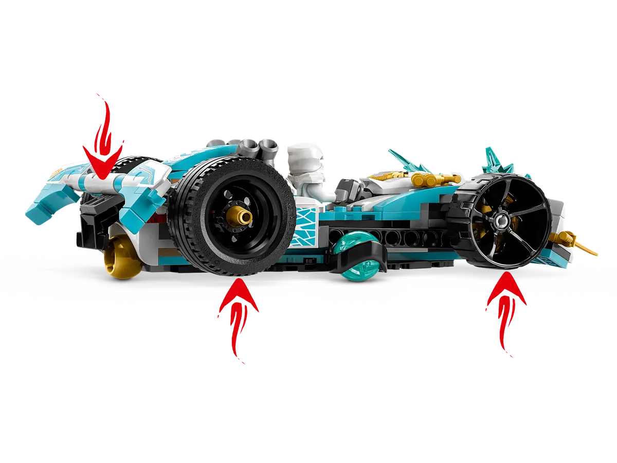 LEGO Ninjago 71791 Zane's Dragon Power Spinjitzu Race Car
