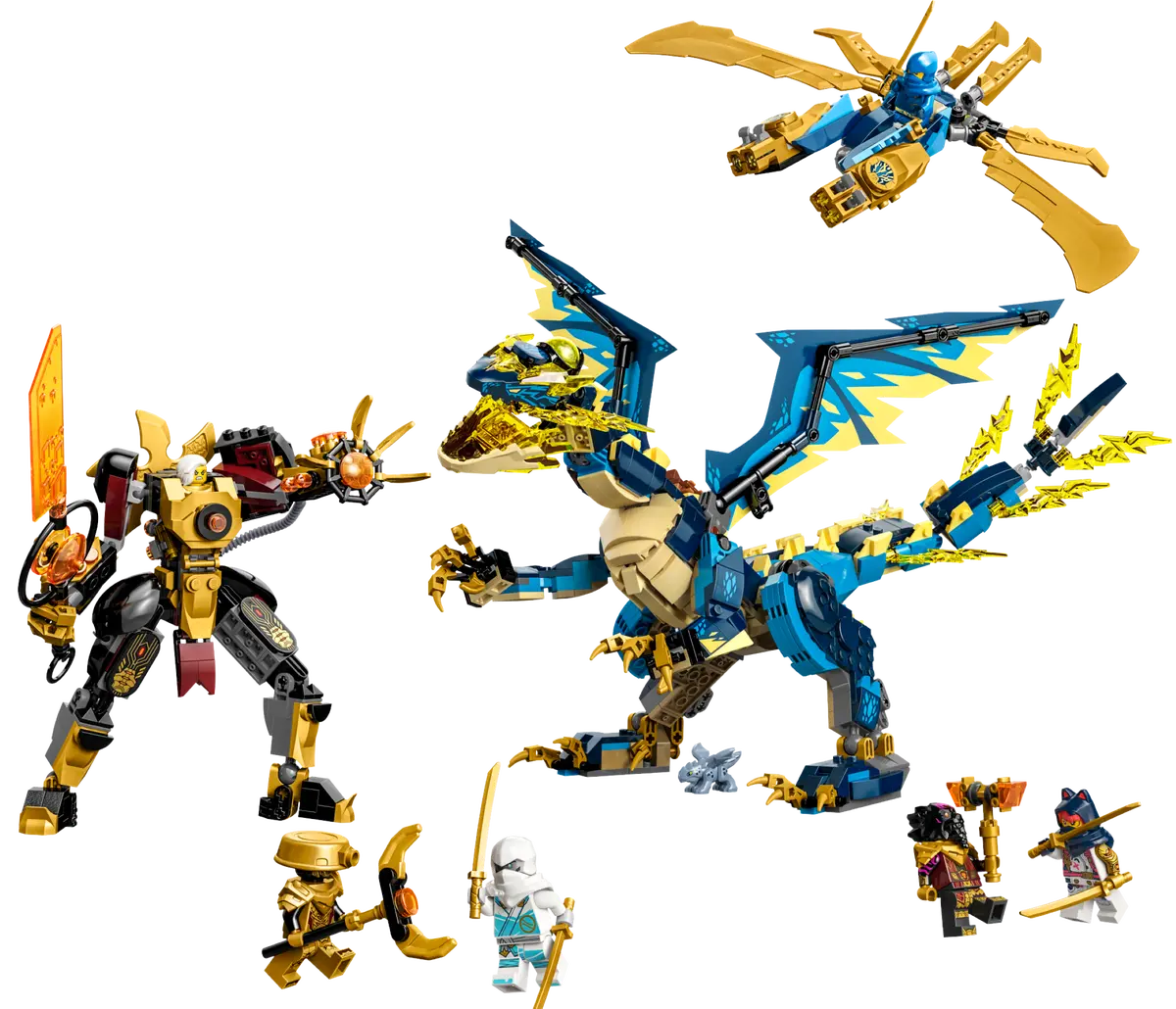LEGO Ninjago 71796 Elemental Dragon vs Empress Robot