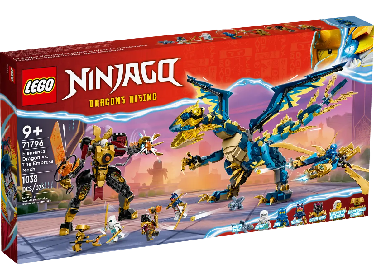 LEGO Ninjago 71796 Elemental Dragon vs Empress Robot