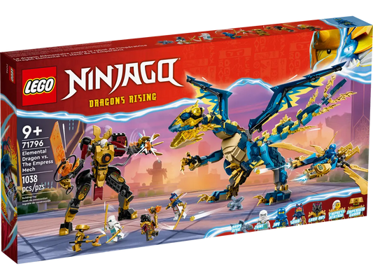 LEGO Ninjago 71796 Elemental Dragon vs Empress Robot