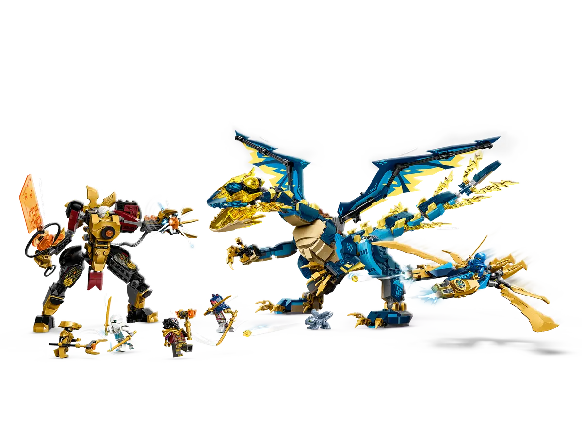 LEGO Ninjago 71796 Elemental Dragon vs Empress Robot