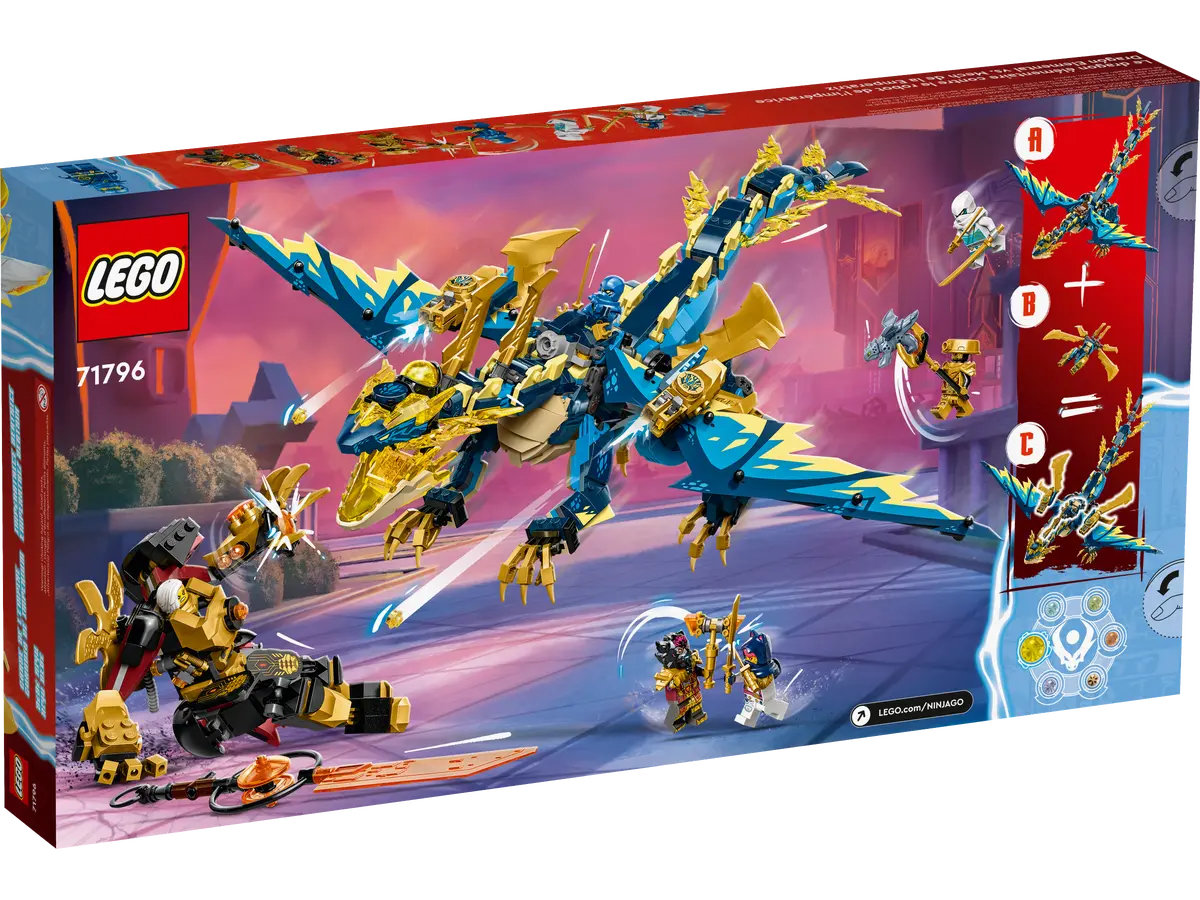 LEGO Ninjago 71796 Elemental Dragon vs Empress Robot