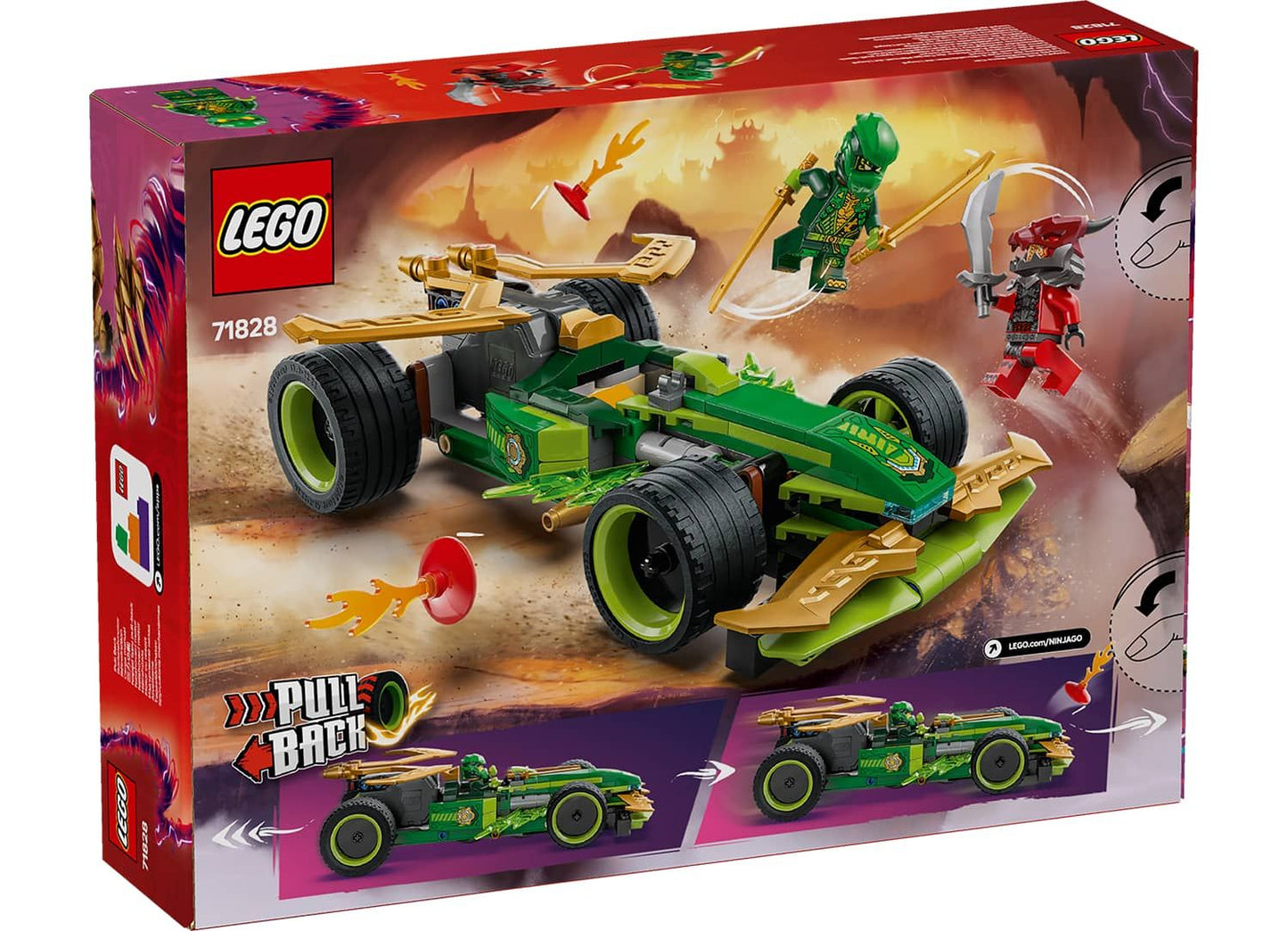 LEGO Ninjago 71828 Lloyd's Pull-Back Race Car