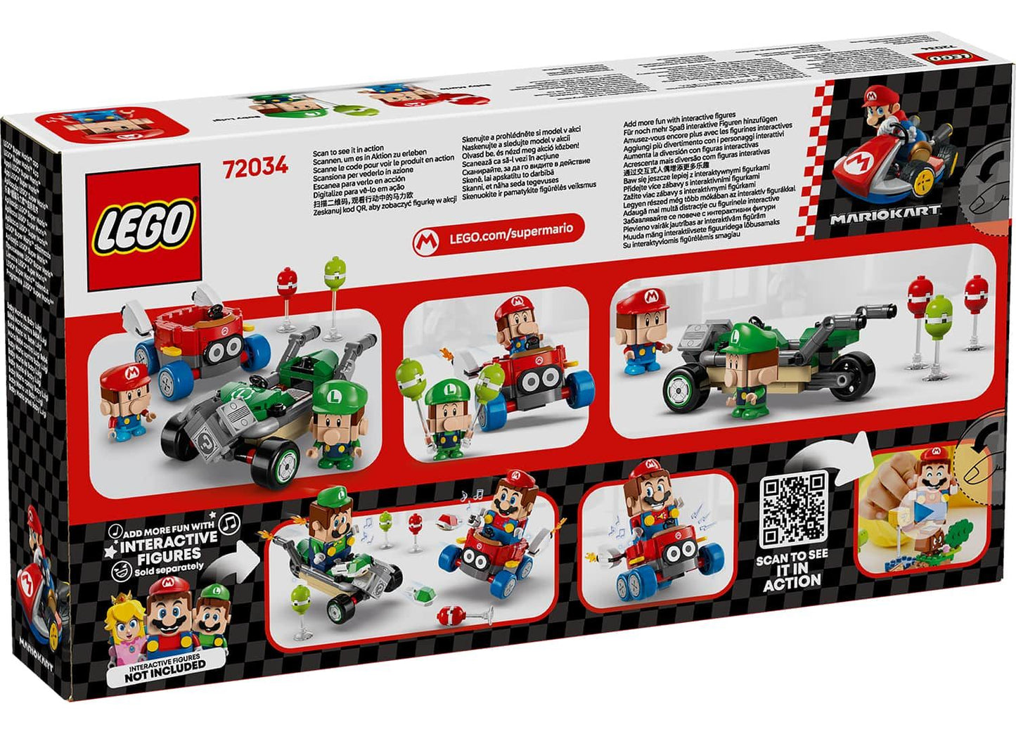 LEGO Super Mario 72034 Mario Kart™ – Baby Mario vs. Baby Luigi