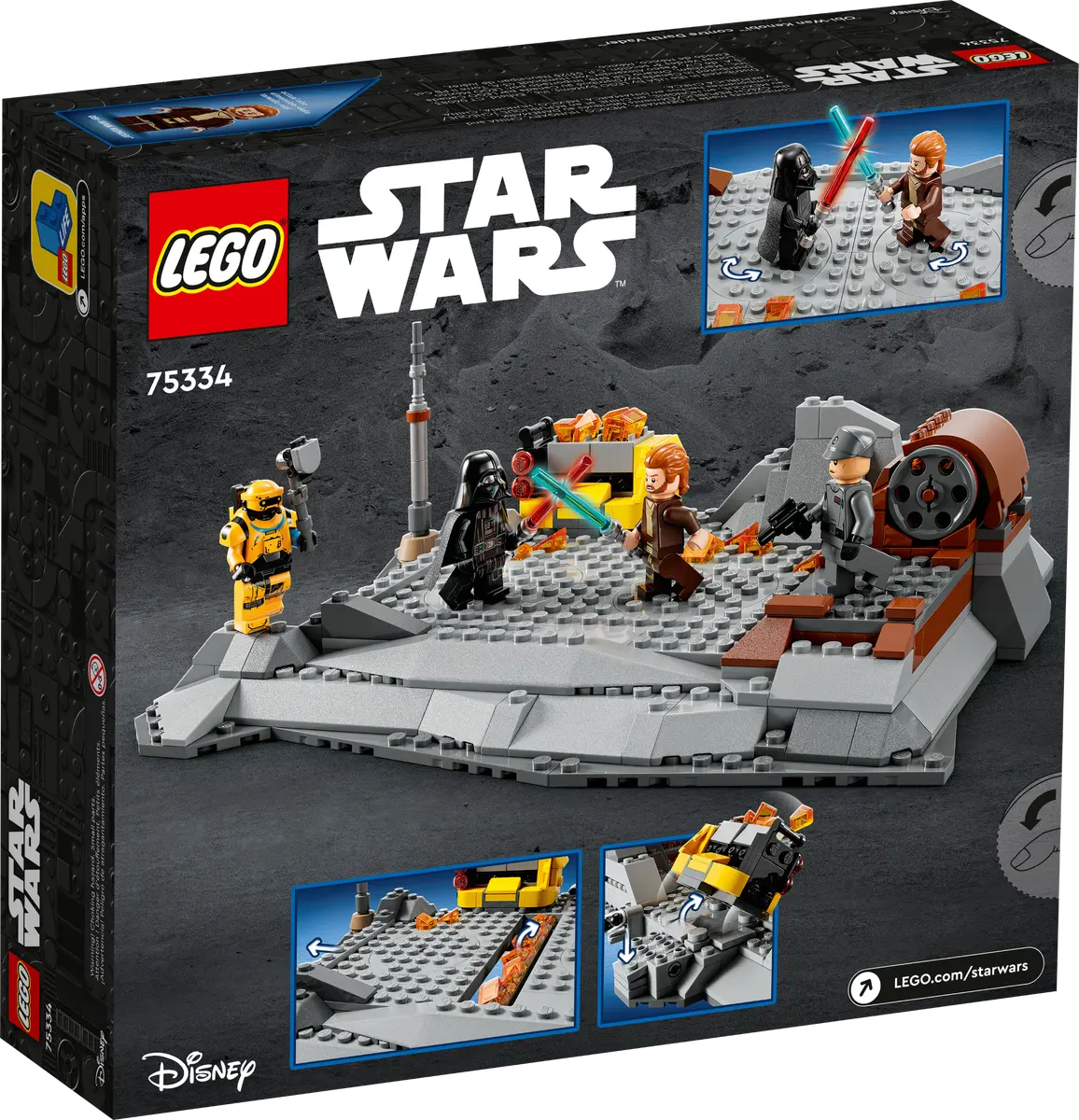 LEGO Star Wars 75334 OBI-Wan Kenobi vs. Darth Vader
