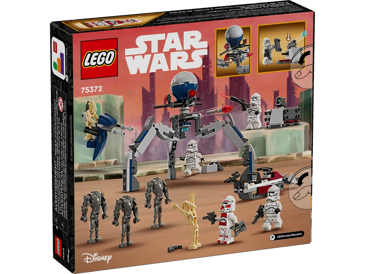 LEGO Star Wars 75372 Clone Trooper & Battle Driod Battle Pack